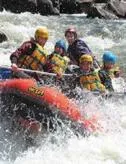 White-water rafting on a local river